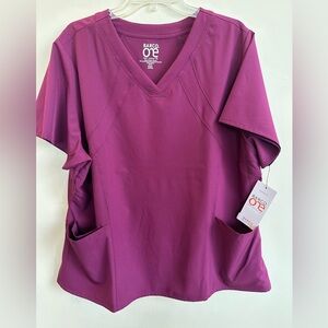 Barco One Wine Scrub Top